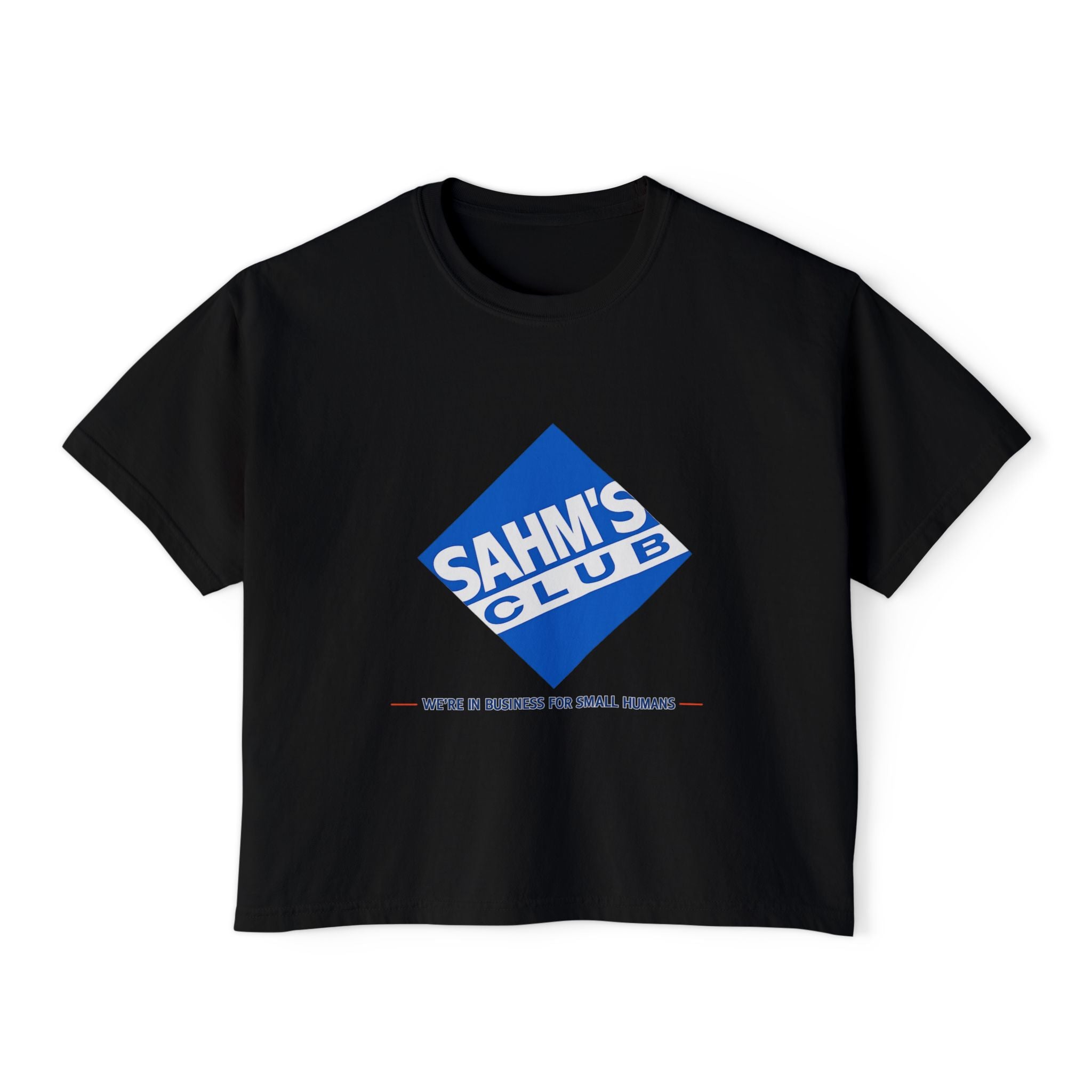 SAHM’S CLUB™ Crop Tee: We’re in business for small humans