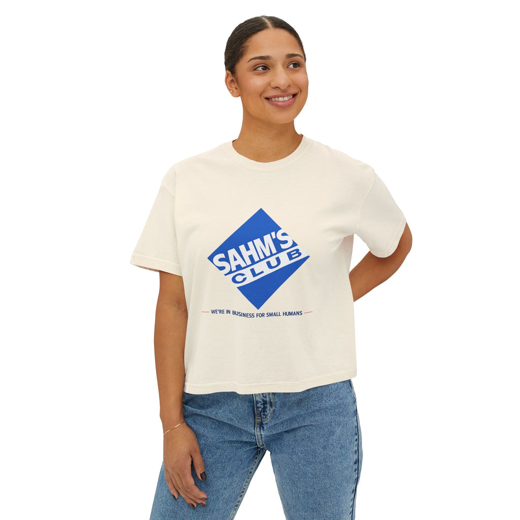 SAHM’S CLUB™ Crop Tee: We’re in business for small humans