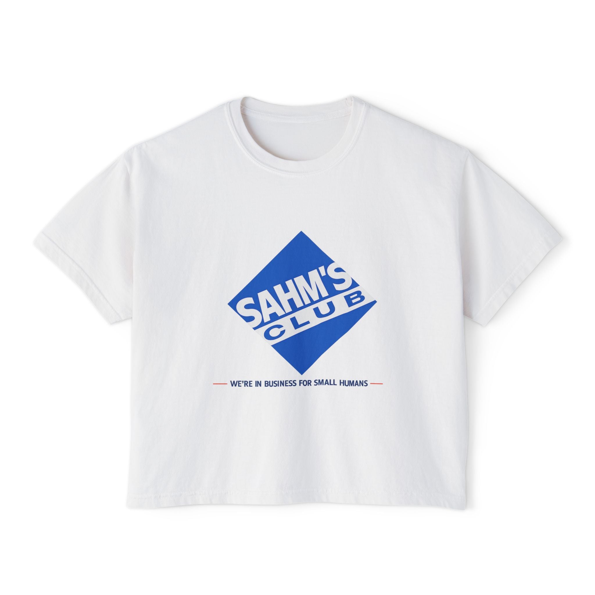 SAHM’S CLUB™ Crop Tee: We’re in business for small humans