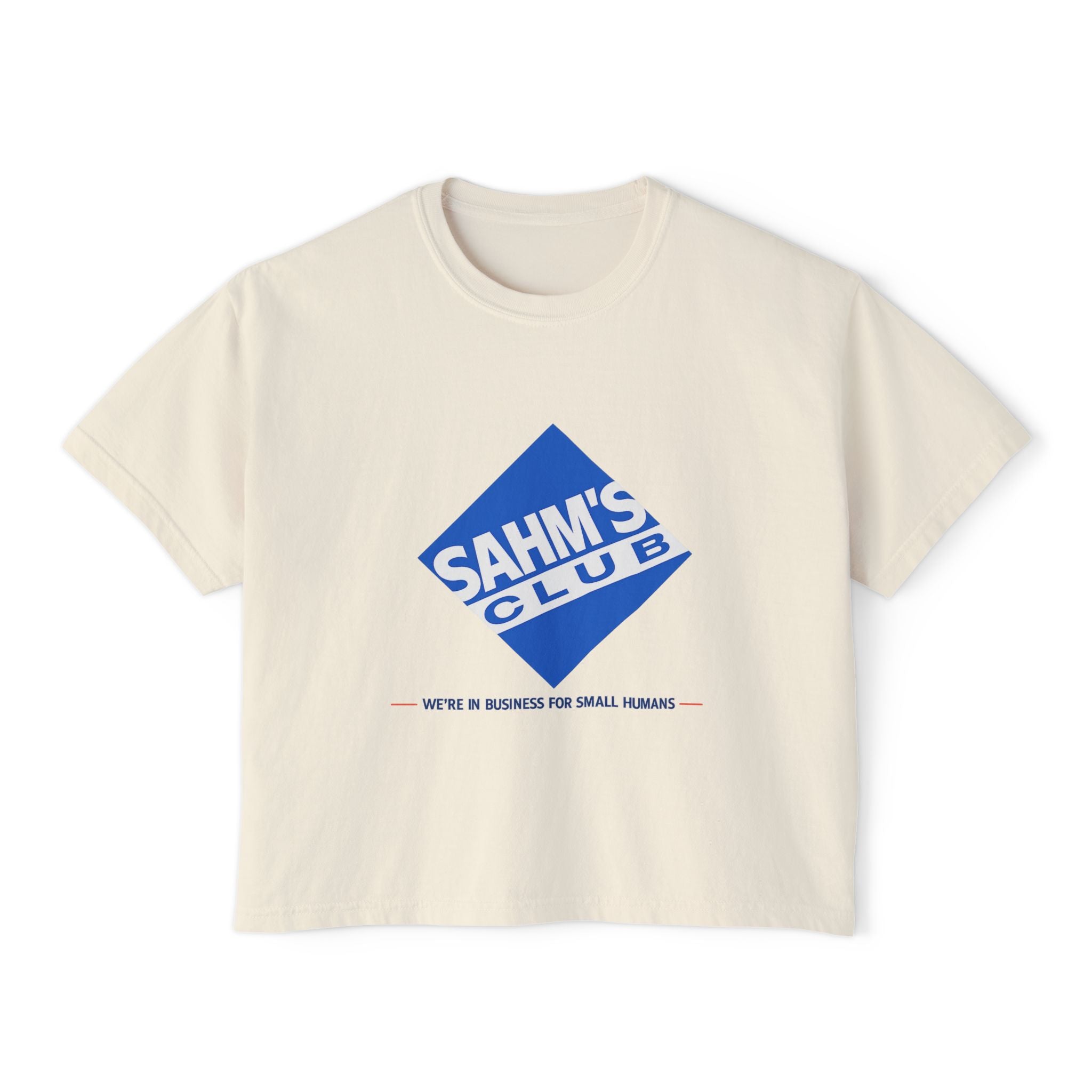 SAHM’S CLUB™ Crop Tee: We’re in business for small humans