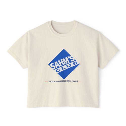 SAHM’S CLUB™ Crop Tee: We’re in business for small humans